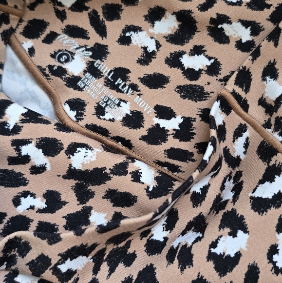 🌈Aerie Cheetah Leopard Animal Print Leggings 25” Pant Size Small S XS - Picture 7 of 9